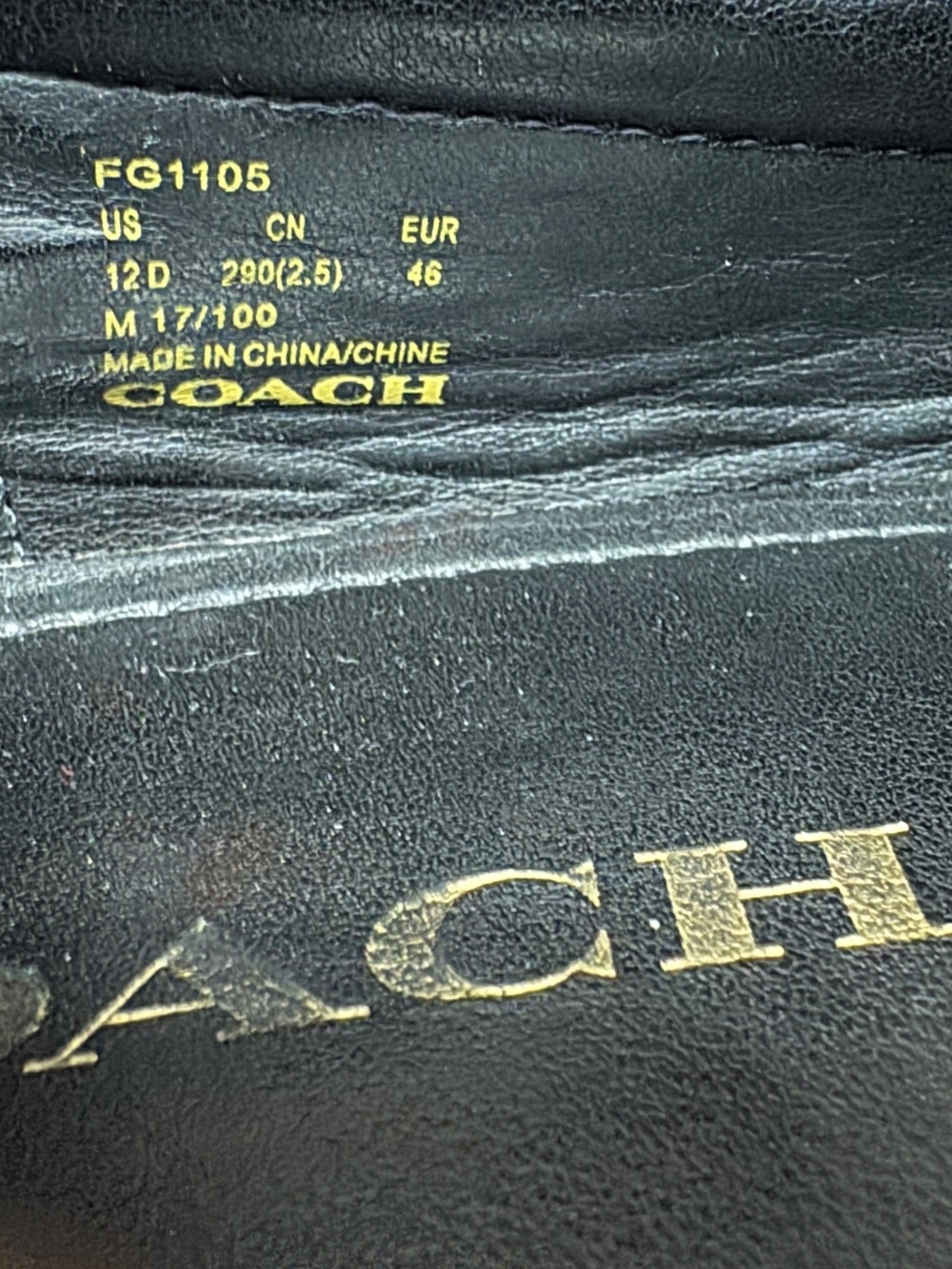 Coach Mott Men’s Penny Driver Loafers in a brown signature logo canvas Sz. 12 - Picture 10 of 11